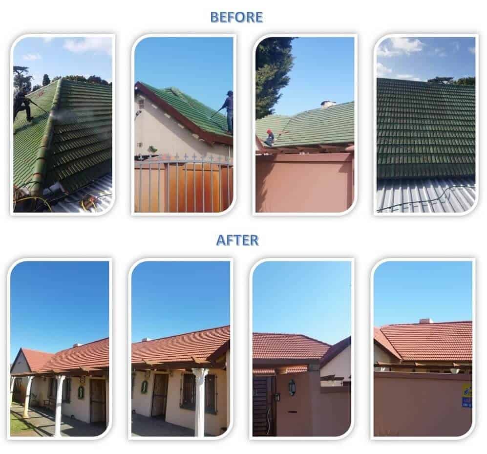 Airless Spray Roof Painting