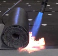 torch on flat deck