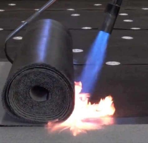 torch on flat deck