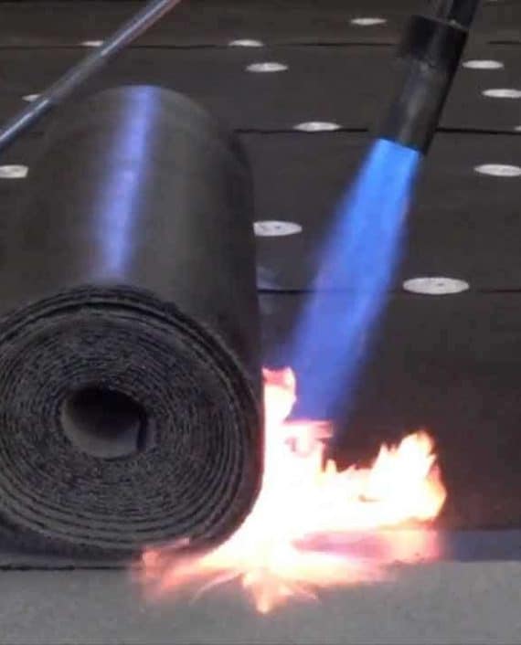 torch on flat deck